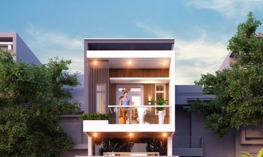 Mẫu lô phố 2 tầng - Nhà chất HT