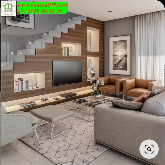Mẫu nội thất phòng khách - Nhà Chất HT
