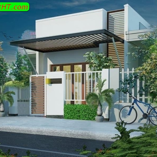 Mẫu cấp 4 lô phố - Nhà Chất HT