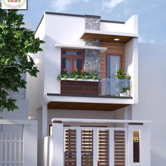 Mẫu lô phố 2 tầng - Nhà chất HT