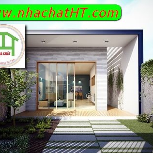 Mẫu cấp 4 lô phố - Nhà Chất HT