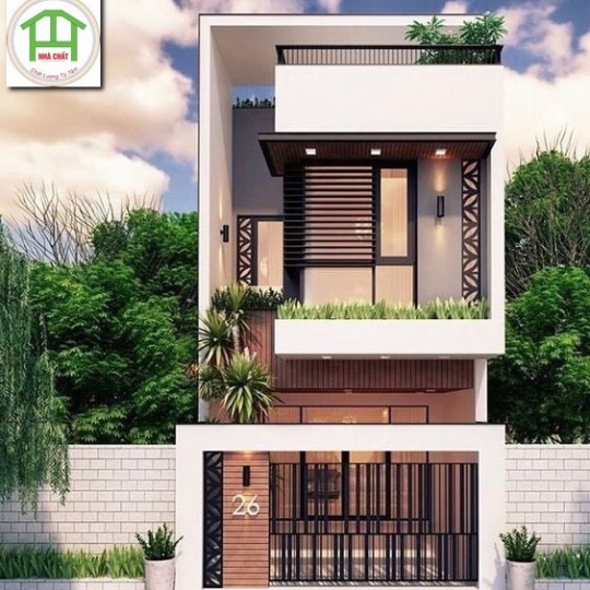 Mẫu lô phố 2 tầng - Nhà chất HT