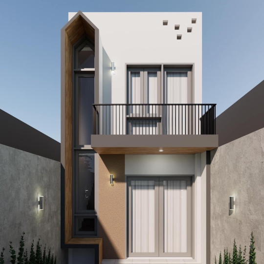 Mẫu lô phố 2 tầng - Nhà chất HT