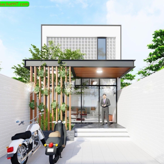 Mẫu lô phố 2 tầng - Nhà chất HT