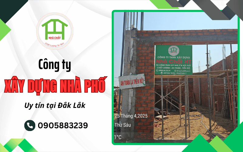 xây dựng nhà phố Đắk Lắk