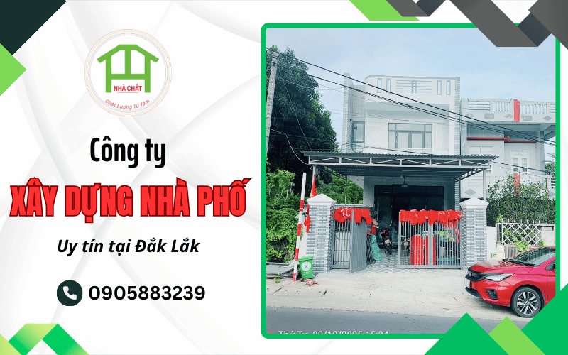 xây dựng nhà phố Đắk Lắk