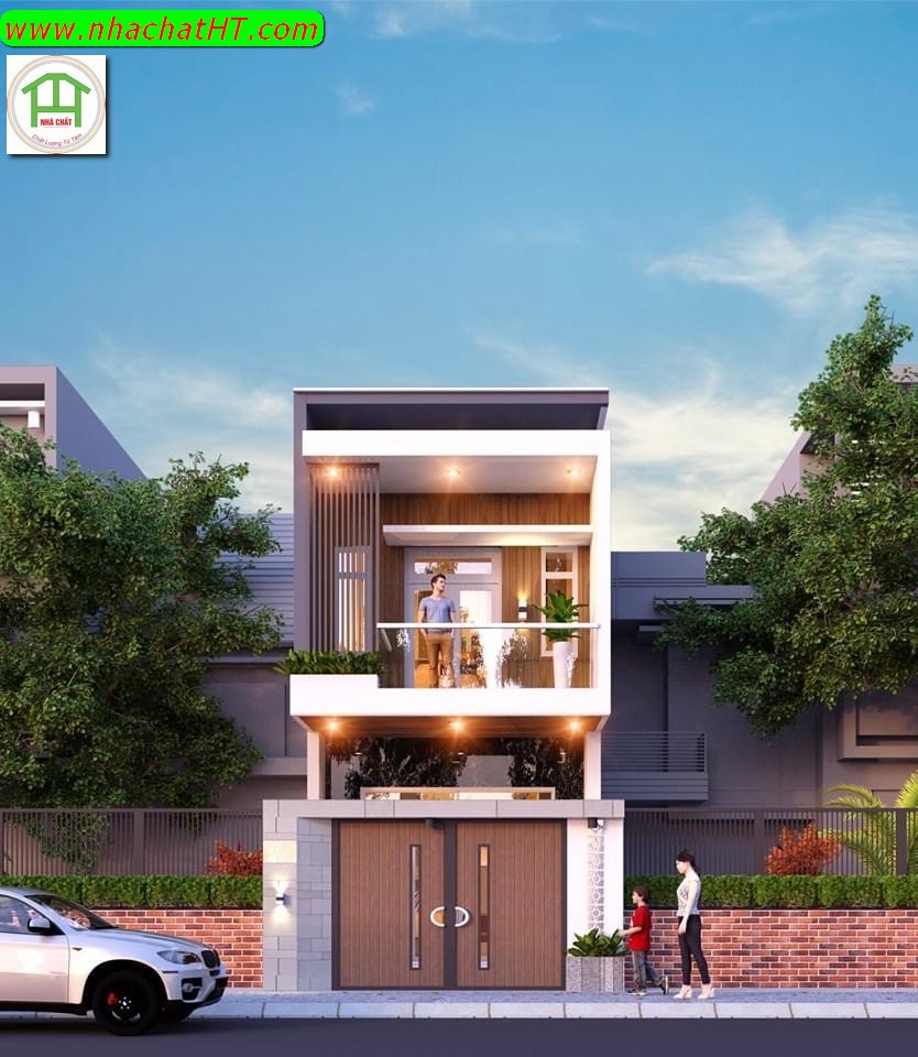 Mẫu lô phố 2 tầng - Nhà chất HT